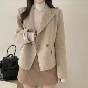 여성 4컬러 더블버튼 클래식한 겨울 모직코트 단정한