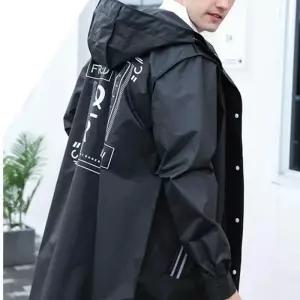 EVA 레인코트 최적화 롱 비 날 오는 남성 소재 방수 우비