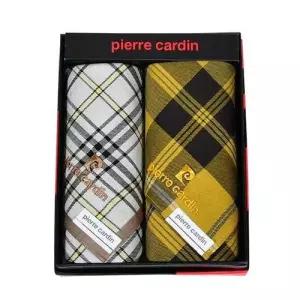 (서도)피에르가르뎅 체크무늬 남성손수건 2매입 WD7CA2E