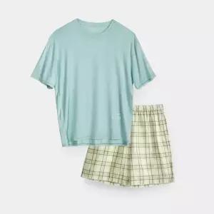 홈웨어 파자마 바지세트 모달파자마 커플홈웨어 커플 모달 소재 실내복 반팔