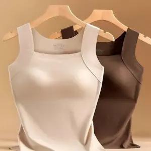 여성 여성캐미솔 슬림핏 슬림핏브라탑 심리스 이너나시 브라탑 캐미솔 3컬러