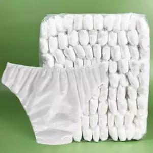 위생 좋은 일회용 통기성 팬티 화이트 가벼운 여행