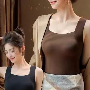 일체형 슬리브리스 브라 이너웨어 캐미솔 나시 탑