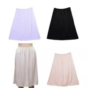 여성 롱속치마 EAS 뵈뵈 인견 데일리 무지 베이직 쿨인견