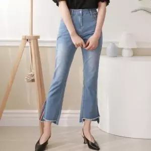 데님 코디 나팔핏 청바지 슬림핏 여자청바지 부츠컷 WD8A1E9