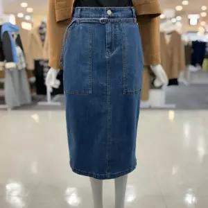 [숲]메르덴 허리잘록 골반미인 데님 스커트 SC3DS30