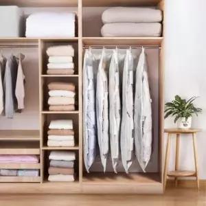 롱패딩 압축팩 옷걸이 학생롱패딩 휴대용 데일리 정리 의류 옷 용 방한 옷장