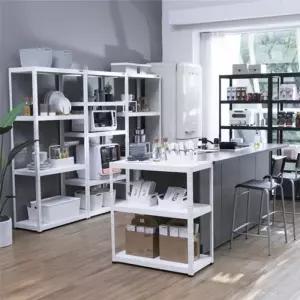 선반 앵글 높이1500 행거 가로600 무볼트 2단 깊이600