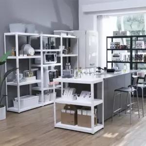 선반 가로1000 높이2400 무볼트 2단 깊이400