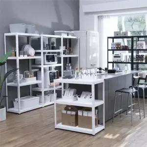 4단 선반 가로400 행거 깊이600 정리선반 팬트리 높이2400