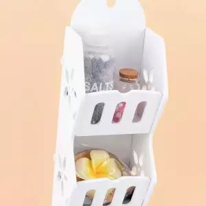 조립식 수납 책 화장실 소품 진열 선반 공간활용 벽걸이 3단