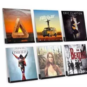 피규어 LP거치대 블랙 벽걸이선반 벽책꽂이 무지주 아크릴 벽선반