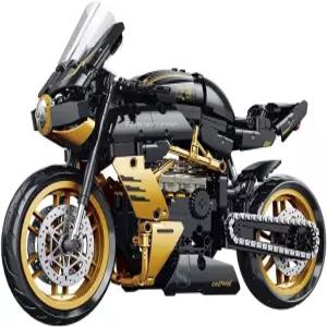 Moizoe 1 8 오토바이 조립 장난감 16세 이상 14명을 위한 STEM 수집품 디스플레이 모델 생일 선물(506PCS)