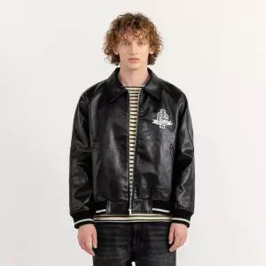 UNISEX GI 뮤지엄 바시티 자켓 [BLACK] / SBC1U07007