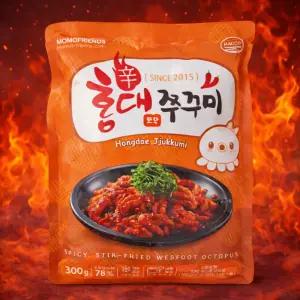 매콤 쫄깃한 홍대쭈꾸미 약간 매운맛 300g X 5봉