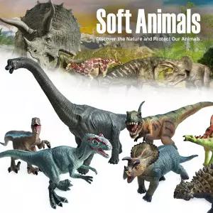 시온티앤지  공룡 7종세트 소프트 모형