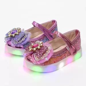 해피걸 루비 단화 국산 아동 키즈 주니어 여아 LED구두