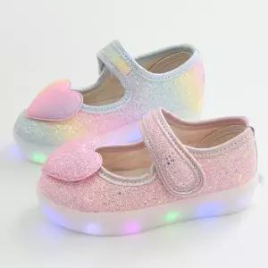 바니비 하트윙 국산 아동 키즈 어린이 여아 LED 구두