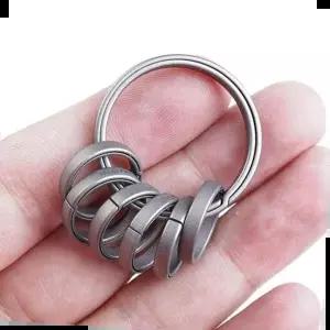 키링홀더 맥아미 1+6티타늄 카라비너 키링 홀더CH7