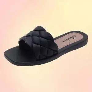 슬리퍼 트위스트 샌들 통기성 쿠션감 사무실 야외