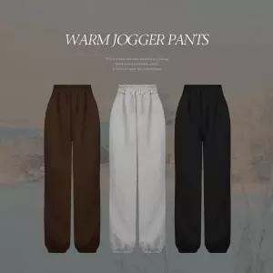 핫핑 [특기모안감/한파템] 벨루이 사이드절개 속기모 밴딩 조거팬츠