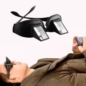 블랙 편리한 굴절렌즈 안경 90도 누워서 TV시청 독서 WFH3ES6