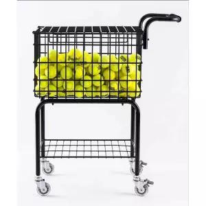 테니스공 바구니 보관함 도구 연습 포켓 카트 줍기 볼