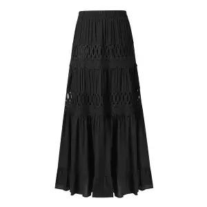 [미니멈 에브리데이]펀칭 레이스 밴딩 프릴 스커트 EB2WH020D _P395456594