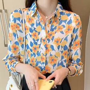 [패션시그널]플라워프린팅 셔츠블라우스 66569B