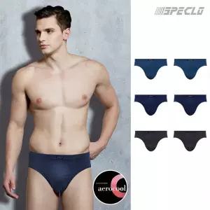 [흡습속건]에어로쿨 에어매쉬 남성삼각팬티 남자속옷 6종세트