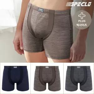 스팩플러스 인팅 드로즈팬티 빅사이즈 남성속옷 3종세트