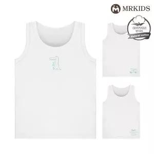 크로커 순면 남아런닝 아동나시속옷 3종세트