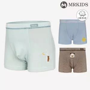 드림 선염 면스판 남아드로즈팬티 아동사각 3종세트