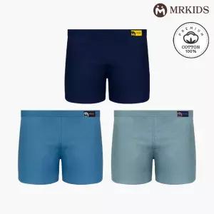 순면 남아 해피너스 트렁크팬티 아동사각속옷 3종세트