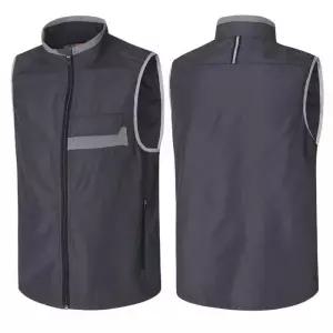 [룽스]유니폼 단체복 봄여름가을 작업조끼 상호이름 무료