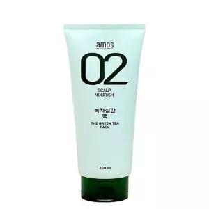 아모스 녹차실감 팩 250ml 두피 모발 케어 팩(AD)