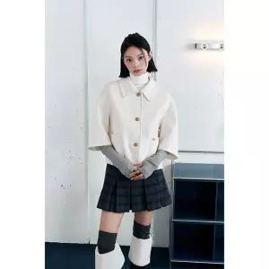 (핸드) 크랍소매 숏코트 AQ4WTA60