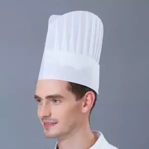 요리사용 부직포 조리모자 라운드 23cm (20개 세트) G