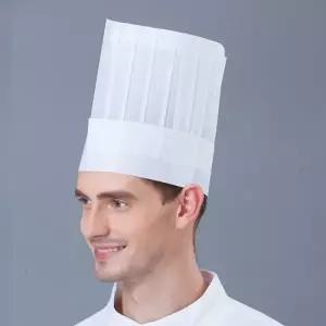 요리사용 부직포 조리모자 사각 23cm (20개 세트) G