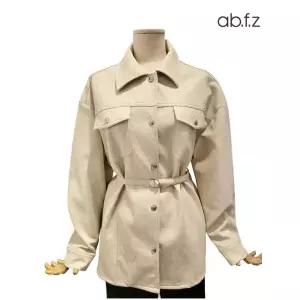 [롯데백화점]abfz 벨티드 레더 라이더 재킷 APA5HL07G