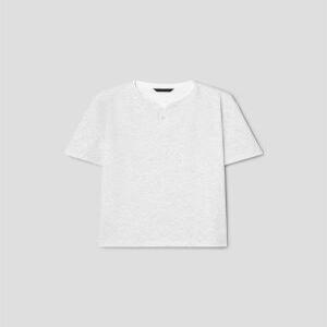 [로가디스][로가디스] [SMART 4有] 썸머 헨리넥 티셔츠  라이트 그레이 (RY6342CL22)