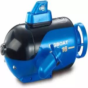 GoolRC 미니 리모컨 잠수함 RC 장난감 4채널 전진 후진 좌회전 우회전 노란색