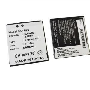 3.7V 800mAh DBF-800B 타자 Doro 1362, 2314, 2415, PhoneEasy 520, 606GSM, 607, 608, 609, 611, 612