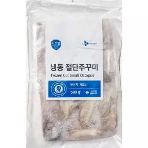 이츠웰 절단주꾸미 M 500g X10 절단쭈구미 냉동수산물
