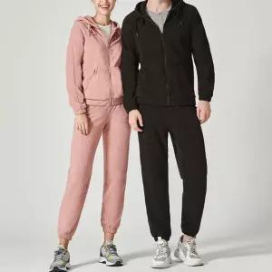 국내매장판 상하세트 플리스기모 여성 남성 후드집업+조거팬츠 겨울 트레이닝복세트 131593 로즈엘리