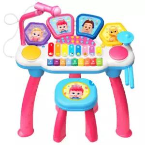 유바 베베핀 노래 마이크 실로폰 드럼 피아노 장난감 연주 유아선물 어린이 소리