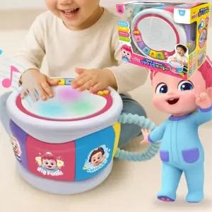 유아 베베핀 노래 동요 LED 불빛 드럼 악기 장난감 아이선물 아동 아기 어린이