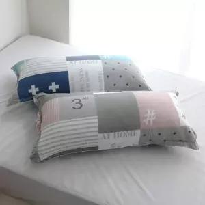 크로스 사각 등쿠션