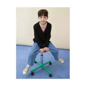 매장정품 빈폴 BEANPOLE 키즈 [Essential] 클래식 케이블 브이넥 카디건 블랙 (BI615AUE35) BI615AUE35 235