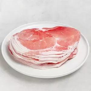 [인정식탁]국내산 돼지 뒷다리살 2.5mm 1kg (제육용)